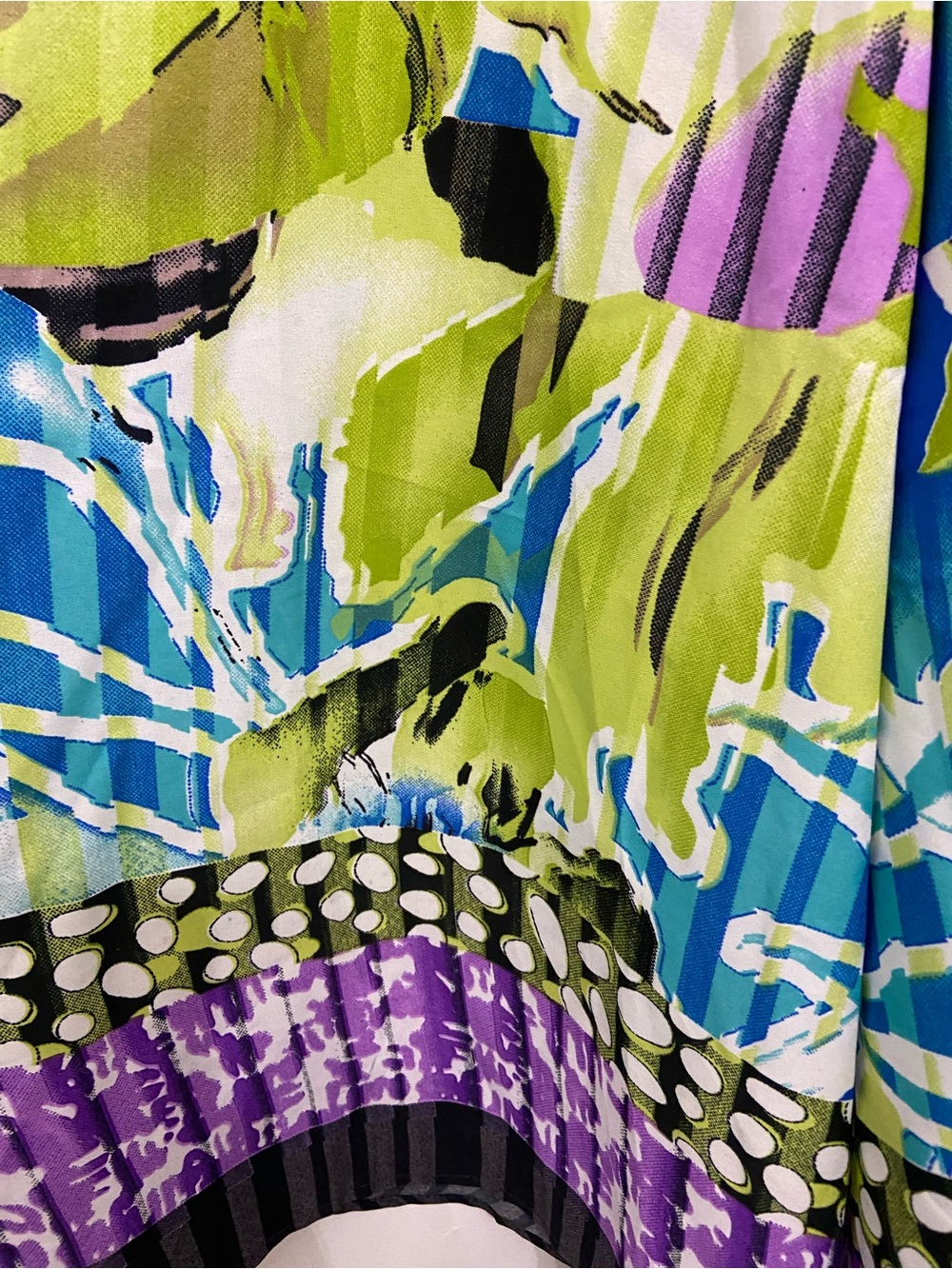SPENSE Colorful Abstract Print Maxi Skirt - Picture 5 of 10